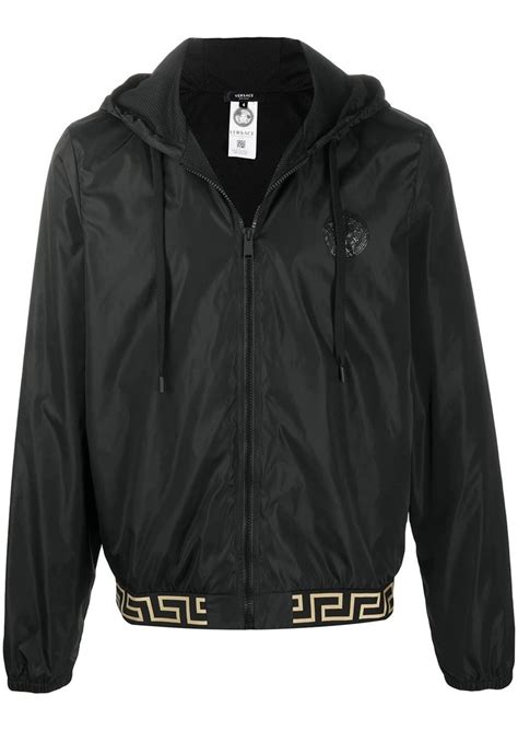 versace hooded jacket